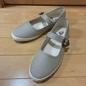 새상품급 [ ORCIVAL ] 오르치발 스트랩 슈즈 린넨 베이지