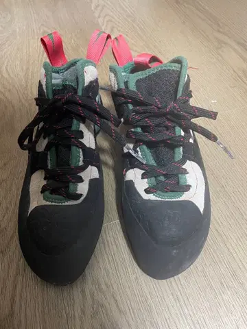 evolv general 클라이밍 신발 블랙/그린/핑크