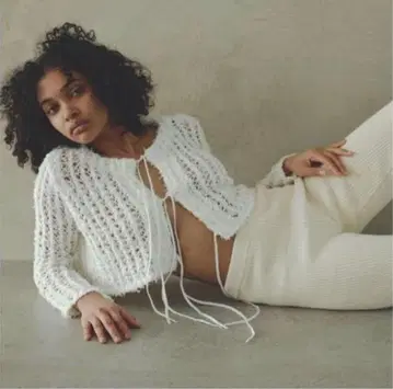 Searoomlynn 코튼 몰 리본 상의