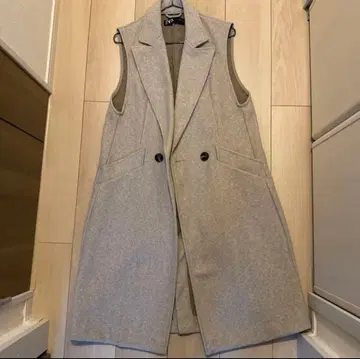 ZARA 자라 롱베스트 베이지 더블 브레스트