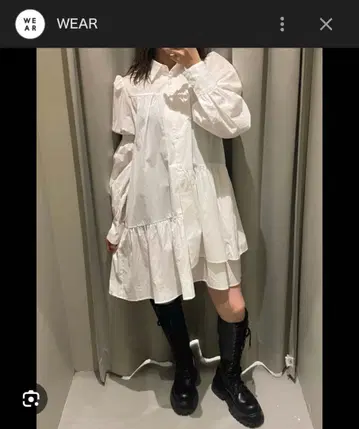 SLY STEP HEM SMOCK DRESS