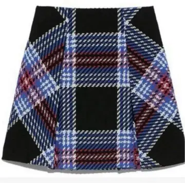 SNIDEL 로빙 체크 미니 스커트 0 사이즈