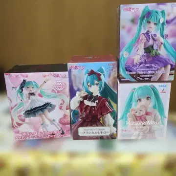 하츠네 미쿠 피규어 4점 세트