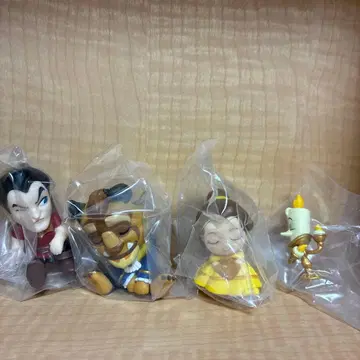 어깨 쿵 미녀와 야수 피규어 세트