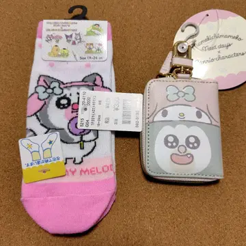 마메키치마메코 메로 마이멜로디 양말 키케이스 산리오 콜라보
