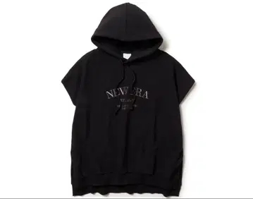 뉴에라 Women's 프렌치 슬리브 맨투맨 후디 블랙