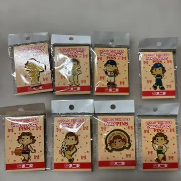 페코짱 탄생 50주년 기념 핀 배지 8개 세트