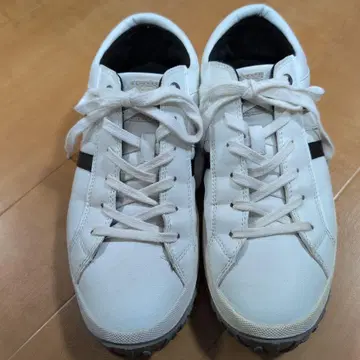 admiral 화이트 스니커즈 블랙 스트라이프