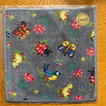 미사용 FEILER 페이러 하이디 그레이 손수건