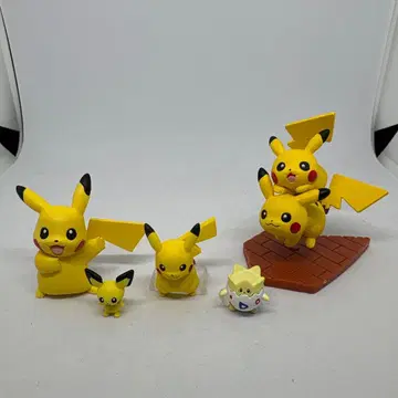 포켓몬 피규어 묶음 판매 5체 세트 피카츄, 피츄, 토게피