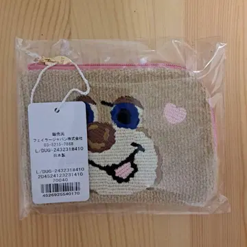 새상품 페이러 도업 테디걸 L자 파우치