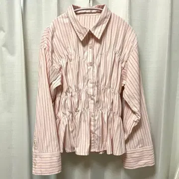 LlAN 셔링 뷔스티에 디자인 셔츠