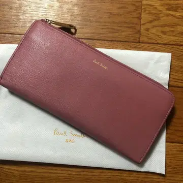 Paul Smith 폴스미스 라운드 지퍼 장지갑 미스티 핑크
