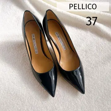 [ 새상품급 ] PELLICO 스틸레토 에나멜 펌프스 페리코