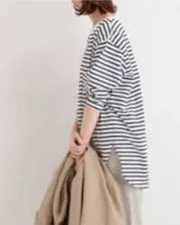 IENA 라운드 테일 롱 T셔츠