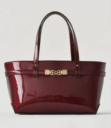 빨간색 Vita Felice 여성용 에나멜 핸드백