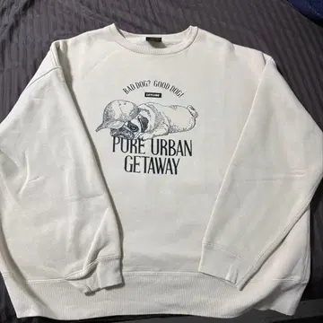 Leyline (레이라인) Good Dog 베이지 속기모 맨투맨 M