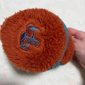 CHUMS 플리스 귀도리 오렌지/블루