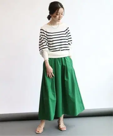 IENA 축구 개더 플레어 스커트 사이즈 38