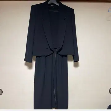 블랙 포멀 상복 예복 원피스 수트 자켓 셋업