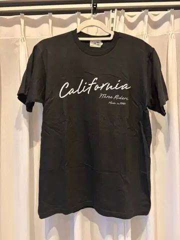 세븐쓰리알 반팔 T셔츠 빅 로고 블랙 블랙 M 서프계 어패럴