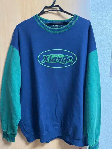 XLARGE 네이비 그린 트레이닝복