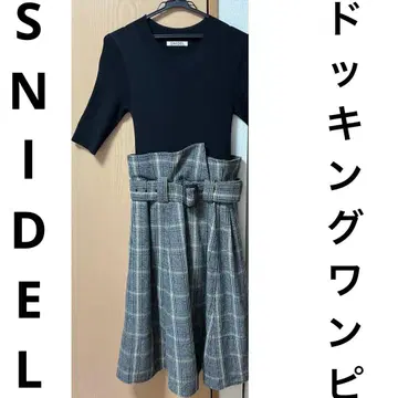SNIDEL 도킹 원피스 snidel 스나이델