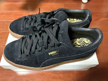 푸마 스웨이드 검 블랙 381174-01 24cm