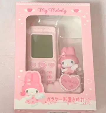산리오 마이멜로디 폴더폰형 탁상 시계