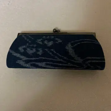 본 네이비 나염 지갑 민예