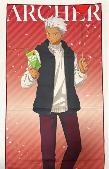 Fate 아처 극세사 빅 타월 후지큐 하이랜드