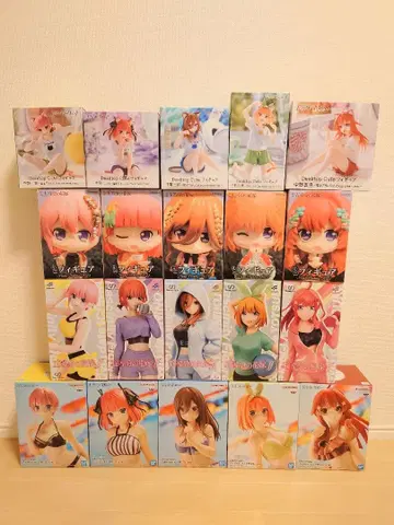 5등분의 신부 피규어 묶음 판매