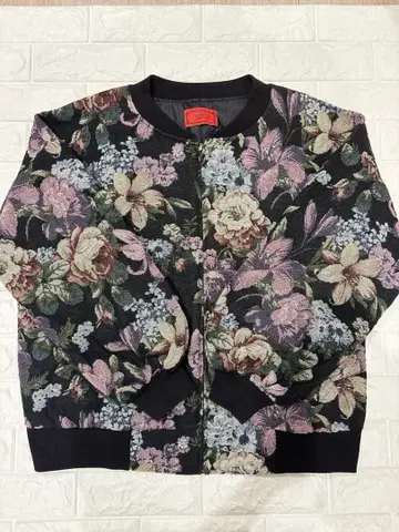 somari 소말리아 고블랑 직조 블루종 꽃무늬 프리 사이즈