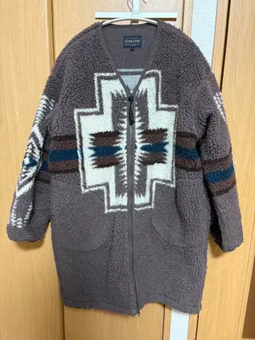 Pendleton 보아 자켓 F 사이즈 브라운 계열
