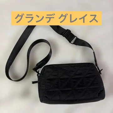 블랙 퀼팅 숄더백 그랑 그레이스