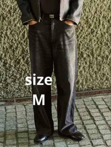 LIDNM 리드 SUNBURN AGED CORDUROY PANTS M