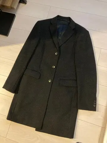 UNIQLO 다크 그레이 체스터 코트 M 사이즈