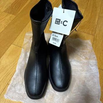 UNIQLO 스트레치 숏부츠 22.5cm 블랙