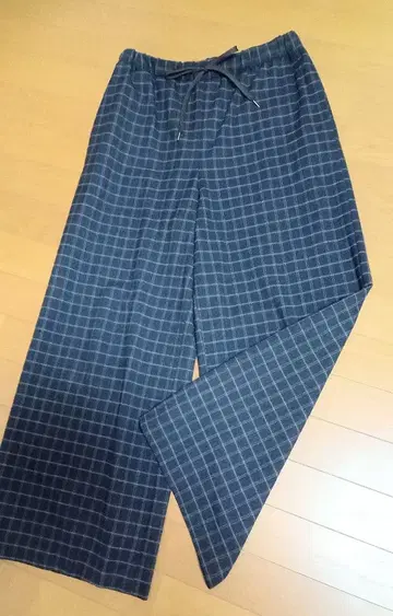 새상품급 마크레르 야마토 드레스 체크 이지 팬츠