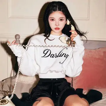 다리치 포인트 비쥬 로고 맨투맨