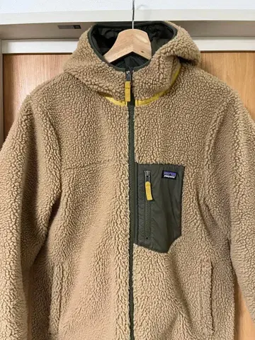 patagonia 리버서블 보아 자켓 브라운 XXL