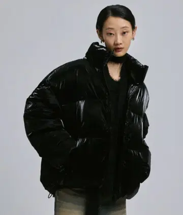 fekete 드로스트 숏 에코 다운 자켓 L 사이즈