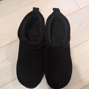 BEARPAW 블랙 어그 부츠 24cm