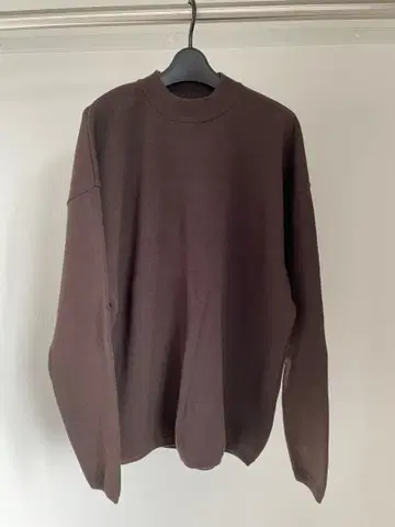 steven alan 브라운 모크넥 스웨터