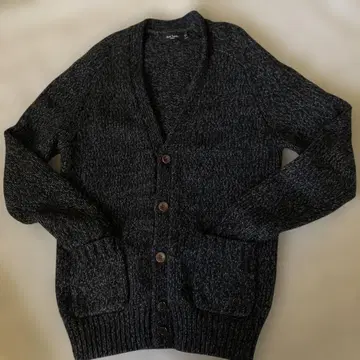 새상품급 남성용 Paul Smith jeans 가디건 M 블랙 그레이