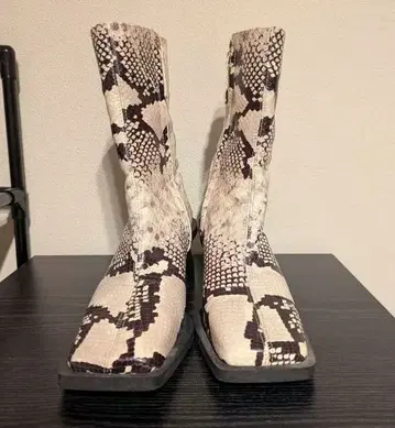 real leather python boots