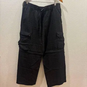 ZARA 블랙 카고 팬츠 4 포켓