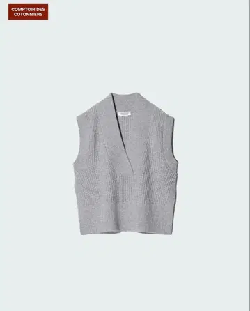 유니클로 코토니에 라무 V넥 베스트 L