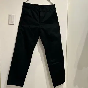 (UNIVERSAL OVERALL) 블랙 워크 팬츠 S