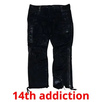 14th addiction 데미지 가공 팬츠